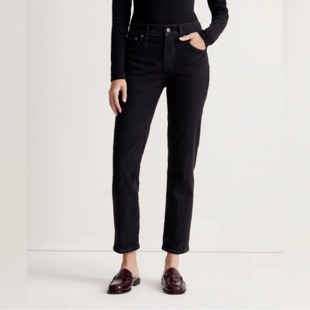 Madewell Black Straight Leg Women's Jeans